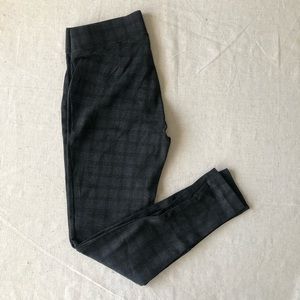 Loft plaid ponte medium leggings